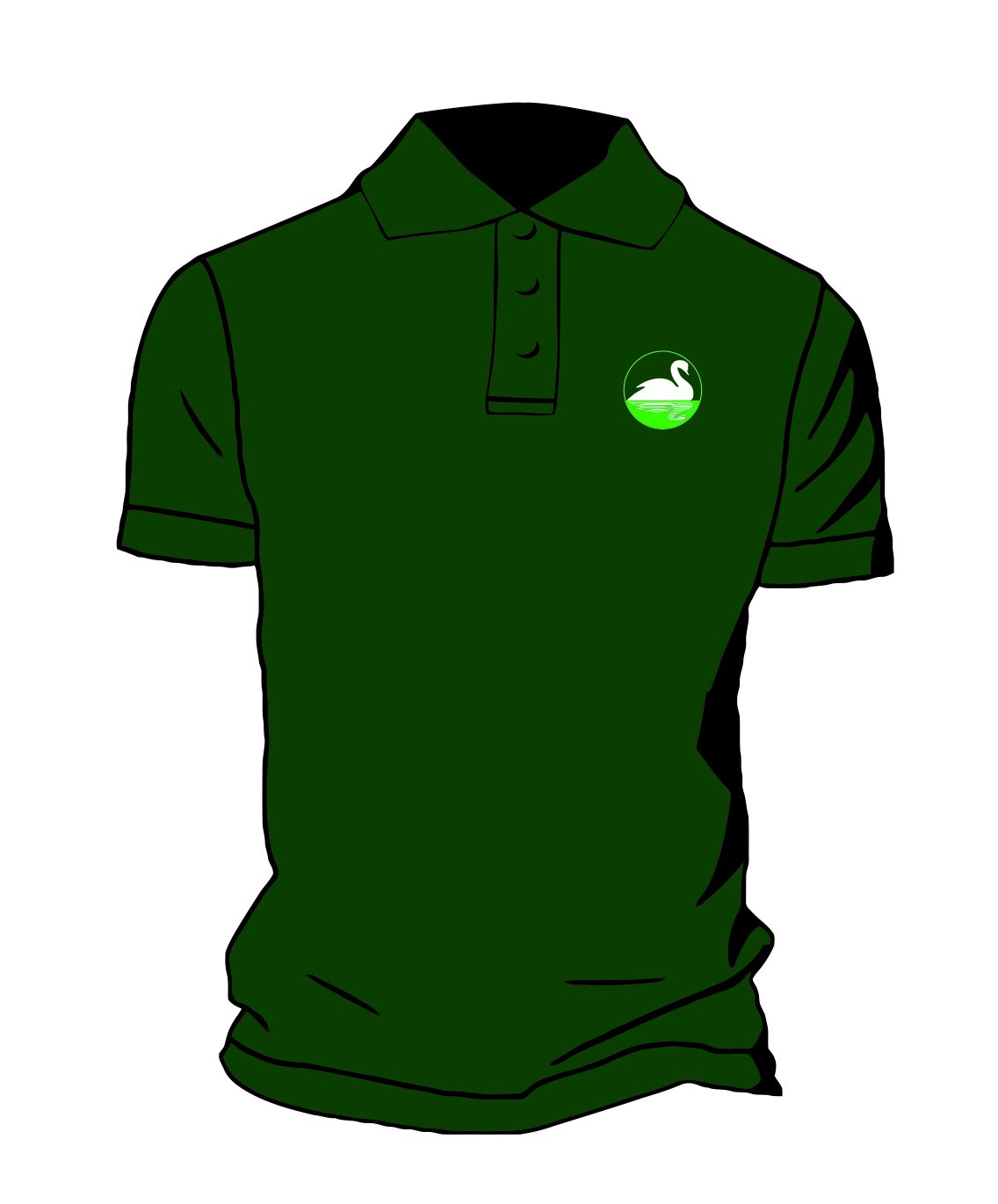 Stanford Junior Green Polo - Logo Schoolwear