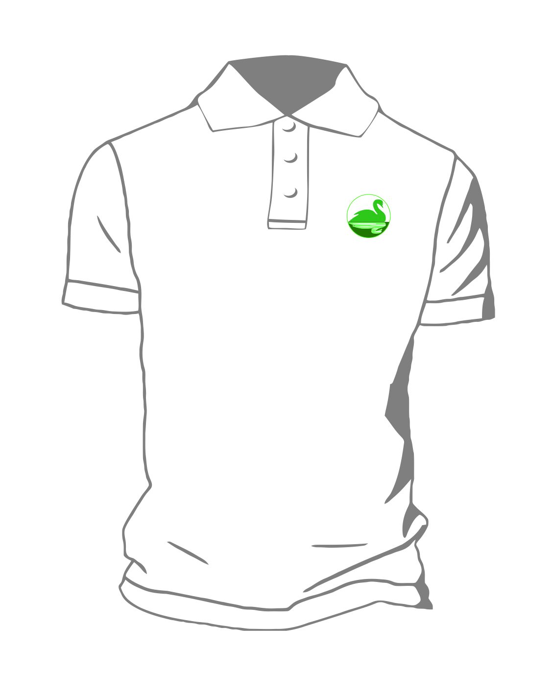 Stanford Junior White Polo - Logo Schoolwear